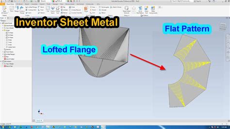 inventor sheet metal flange|inventor 2022 flange.